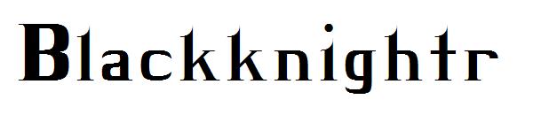 Blackknightr字体