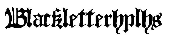 Blackletterhplhs字体