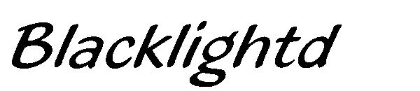 Blacklightd字体