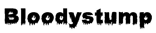 Bloodystump字体