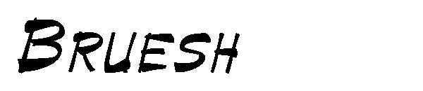 Bruesh字体
