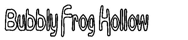Bubbly Frog Hollow字体