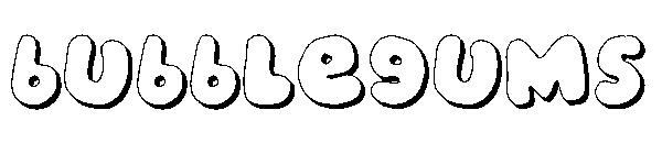 Bubblegums字体