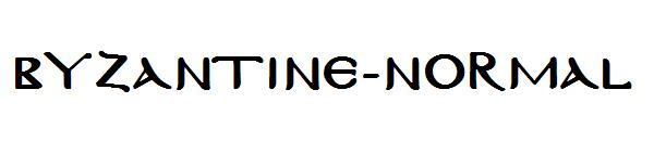 Byzantine-Normal字体