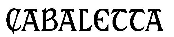Cabaletta字体