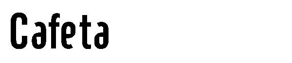 Cafeta字体