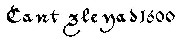 Cantzleyad1600字体