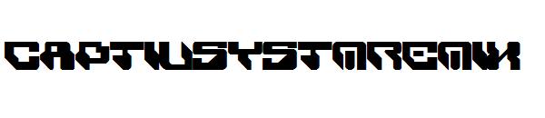 Captivsystmremix字体
