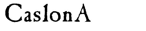 CaslonA字体
