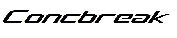 Concbreak字体