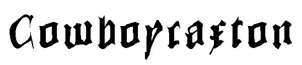 Cowboycaxton字体