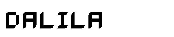 Dalila字体