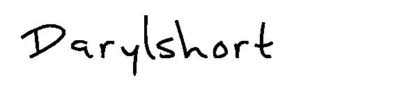 Darylshort字体