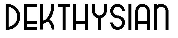 Dekthysian字体