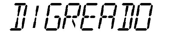 Digreado字体