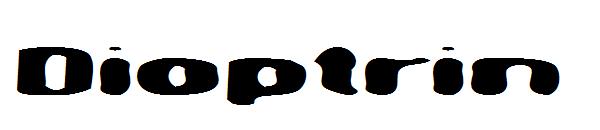 Dioptrin字体