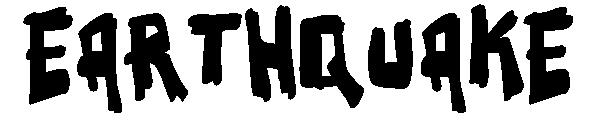 Earthquake字体