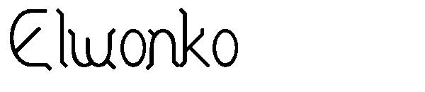 Elwonko字体