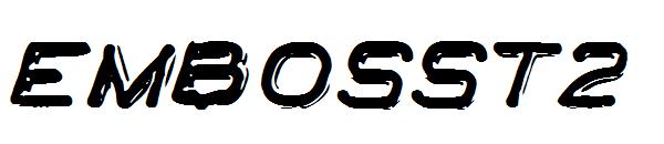 Embosst2字体