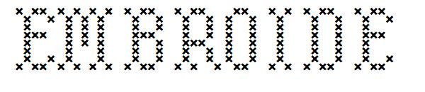 Embroide字体