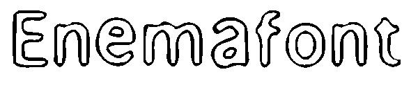 Enemafont字体
