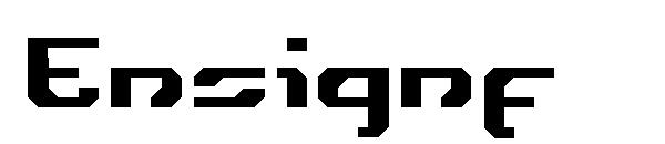Ensignf字体