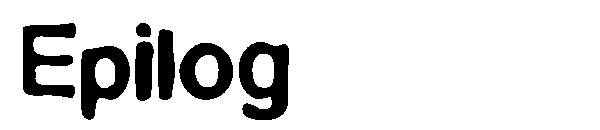 Epilog字体