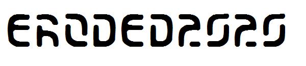 Eroded2020字体