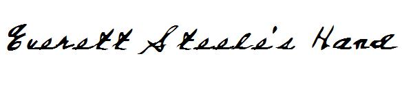 Everett Steele's Hand字体