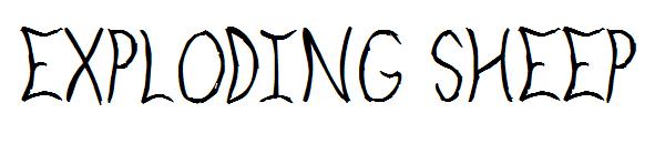 Exploding Sheep字体