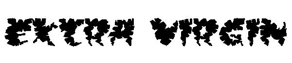 Extra virgin字体