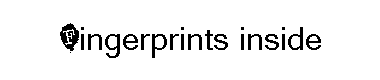 Fingerprints inside字体