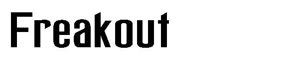 Freakout字体