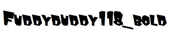 Fuddyduddy118_bold字体