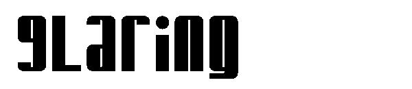 Glaring字体