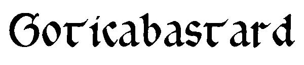 Goticabastard字体