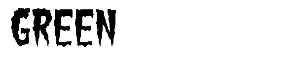 Green字体