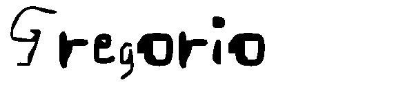 Gregorio字体