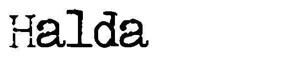 Halda字体