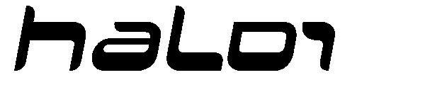 Halo1字体