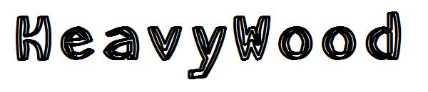 HeavyWood字体