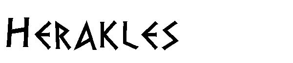 Herakles字体
