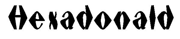 Hexadonald字体