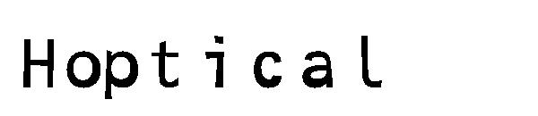 Hoptical字体