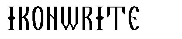 Ikonwrite字体