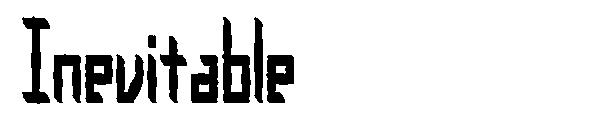 Inevitable字体