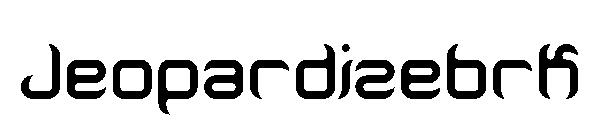 Jeopardizebrk字体