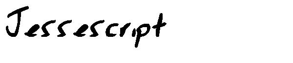 Jessescript字体