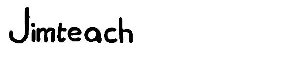 Jimteach字体