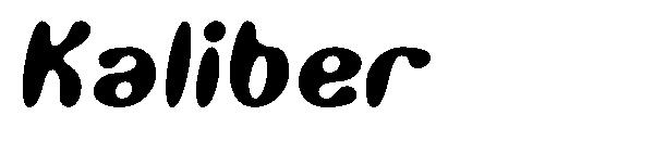 Kaliber字体